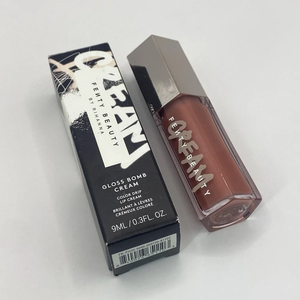 FENTY BEAUTY GLOSS BOMB CREAM COLOR DRIP LIP CREAM FENTY GLOW #02 LIP GLOSS NIB!